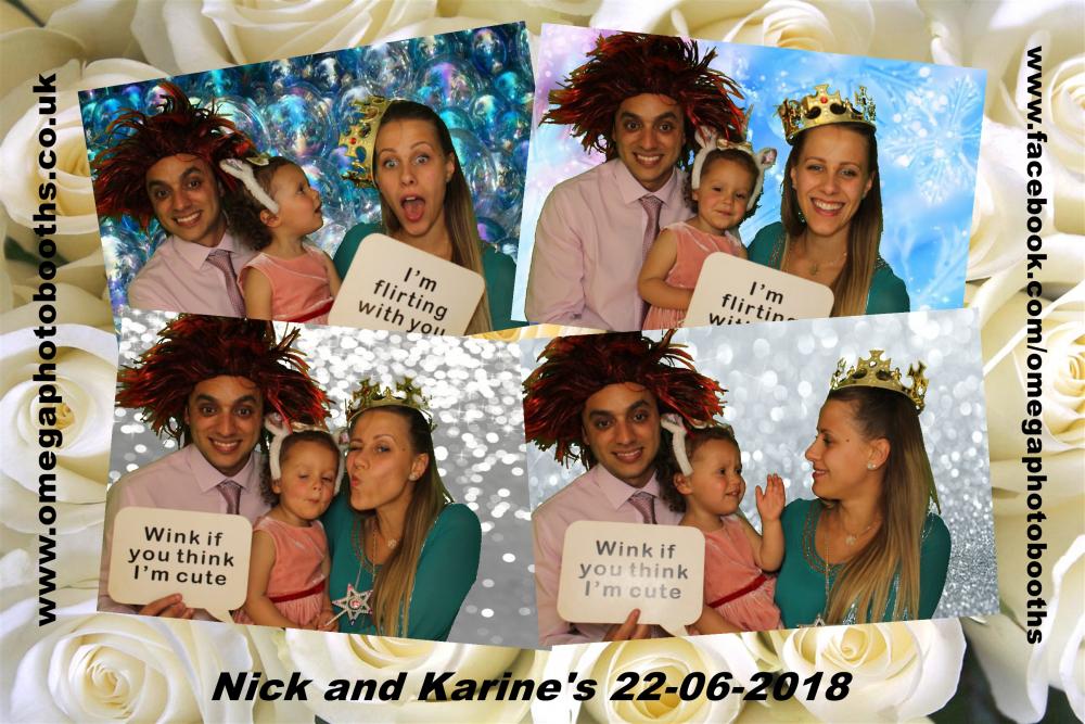 Nick & Karine's Wedding | View more photos from the event at gallery.omegaphotobooths.co.uk/u/Omega-Photobooths/Nick-Karines-Wedding